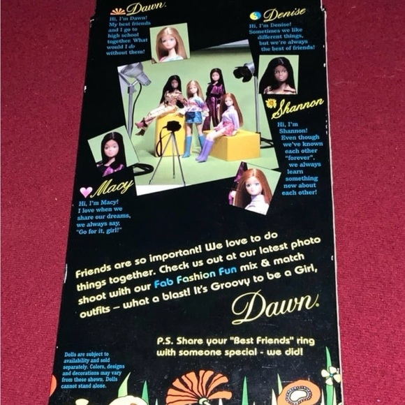 2001 Checkerboard Toys Fab Fashion Fun The Original Dawn Doll NRFB. - Picture 3 of 4